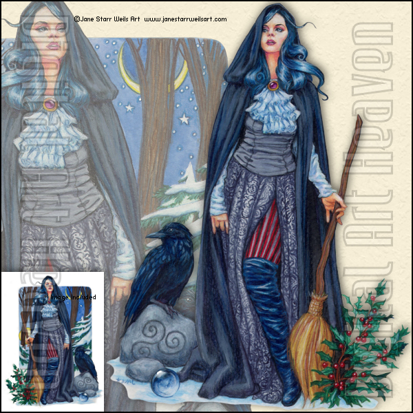 JaneStarrWeils-Winter Solstice Witch